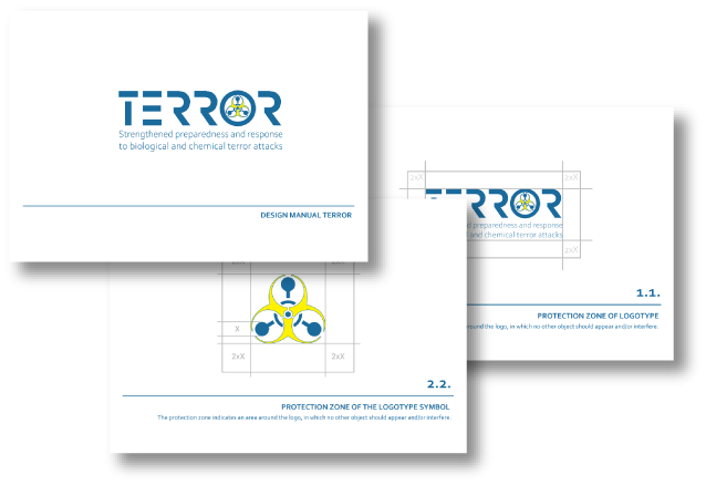 JA TERROR - Design manual graphic